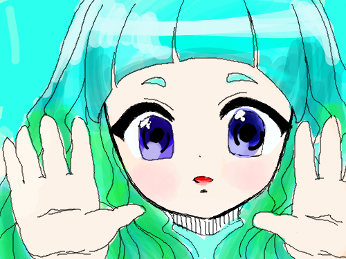 미쿠 : 미쿠 스케치판 ,sketchpan