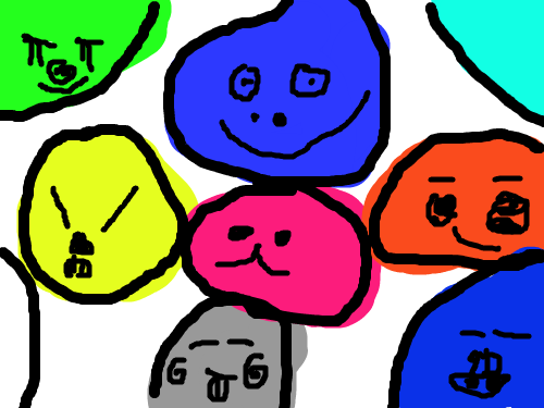 돌맹이 : 돌맹이입니다. 스케치판 ,sketchpan