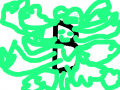 손 12개의 괴물 개구리 : 사실 뒤에 5명의 개구리가 있어요 스케치판 ,sketchpan