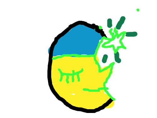 보름 달 : 이상하고 잠자는 달들 스케치판 ,sketchpan