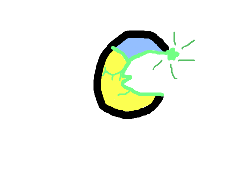 달님 : 못생긴 달님 입니다. 스케치판 ,sketchpan