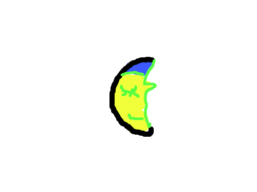 초승달 : 그냥초승달이다 스케치판 ,sketchpan