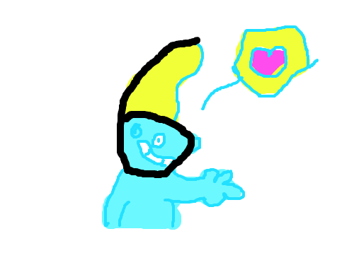 스머프 : 못생긴 스머프 스케치판 ,sketchpan