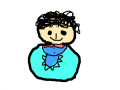 엄마 : 요리를 하려가는  엄마 스케치판 ,sketchpan