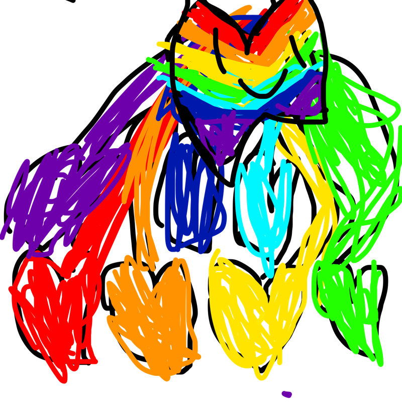 하트무지.. : 하트무지게 스케치판 ,sketchpan