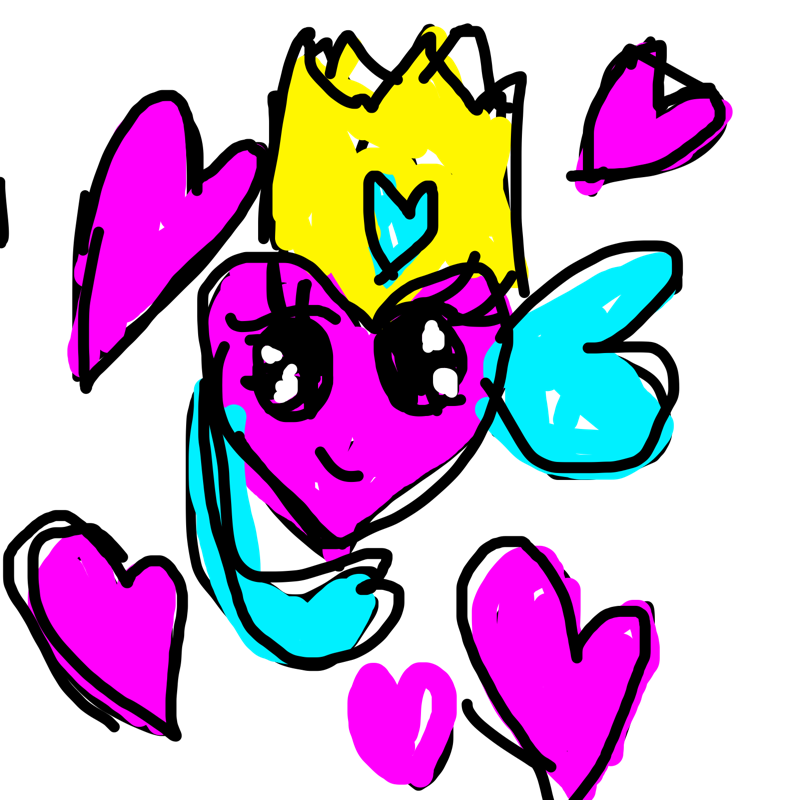 하트요정 : 하트요정 스케치판 ,sketchpan