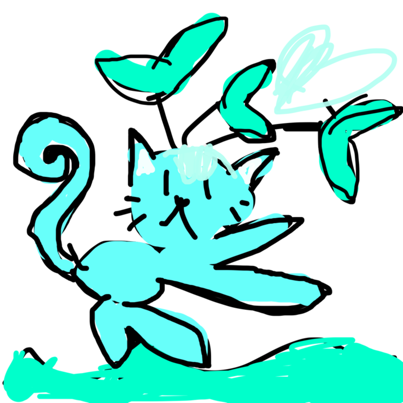 파랑고양.. : 파랑고양이 스케치판 ,sketchpan