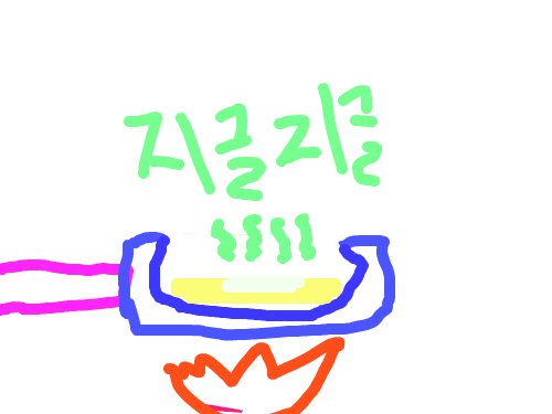 계란후라이 : 지글지글 스케치판 ,sketchpan