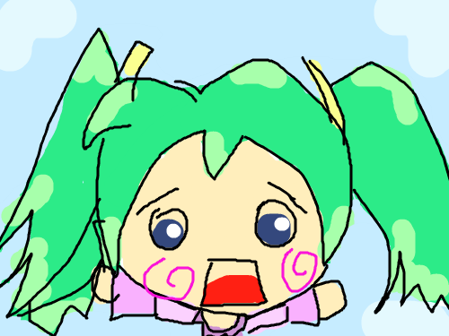 헤헤... : 한 번더 그려본 하즈내미쿠용 스케치판 ,sketchpan