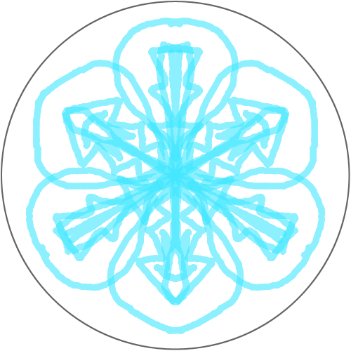 푸른 눈송이 : 눈송이 표현 스케치판 ,sketchpan