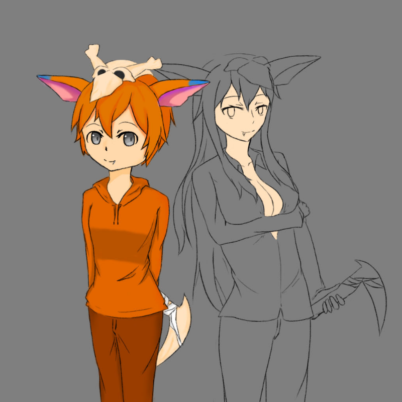 컴그림2(그.. : 컴그림2(그리고있는중, 롤 챔피언 나르 인의화) 스케치판 ,sketchpan