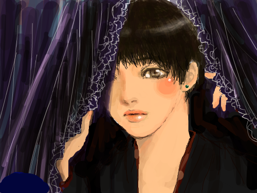 슬픔 : ?........................ 스케치판 ,sketchpan