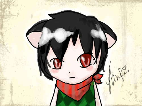 자캐.. : 첫작입니다 미숙하네요 ;; 스케치판 ,sketchpan