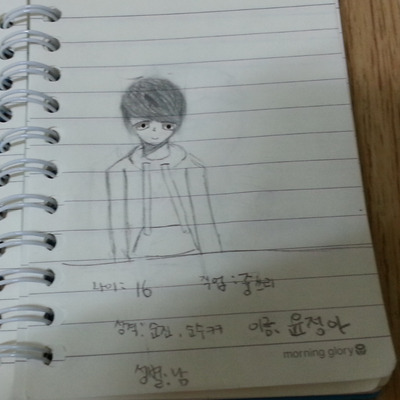 새로운 자.. : 새로운 자캐! 역시 난 존못ㅠㅠ 여자같은 이름이 콤플렉스인 중3이에요! 중이병은 이미 지나갔다는..ㅋㅋ 스케치판 ,sketchpan