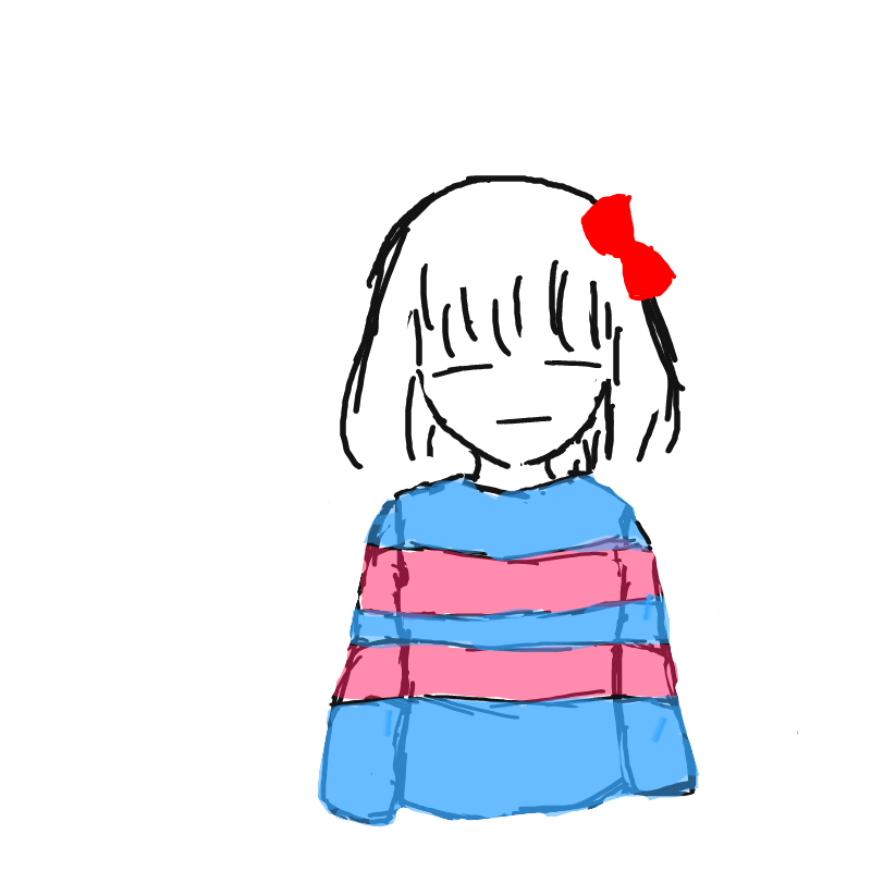 프리스크를.. : 프리스크를 그리려 했으나 다른사람을 그린 기분....
허헣 스케치판 ,sketchpan