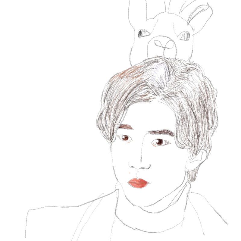 안념 기린.. : 안념 기린이참 멋있네? 스케치판 ,sketchpan