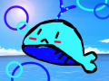 귀여운 고래♥ : 고래가 날고있네용;;첫작이예요ㅎㅎ골잉주면 >_ 스케치판 ,sketchpan