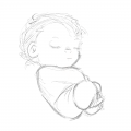 아기그림낙.. : 아기그림낙서 (포즈는 사진참고) 스케치판 ,sketchpan