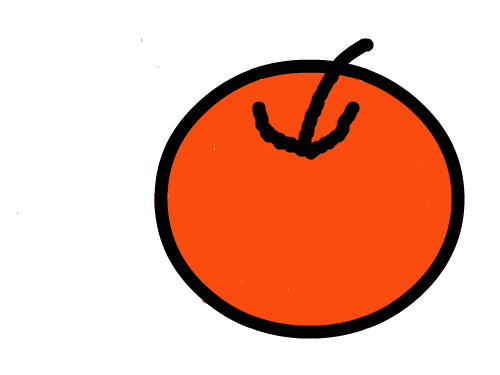 사과2 : 왜안빨간거야 스케치판 ,sketchpan