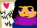 여중생 : 여중생이랄카 ㅋㅋ 스케치판 ,sketchpan
