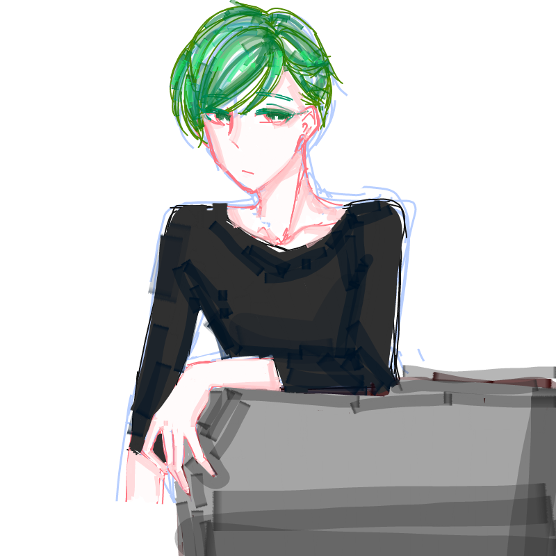 초록군 : 초록군 스케치판 ,sketchpan