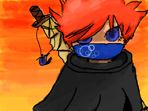 적빛분노 : v하루히v의 첫 자작입니다. 스케치판 ,sketchpan