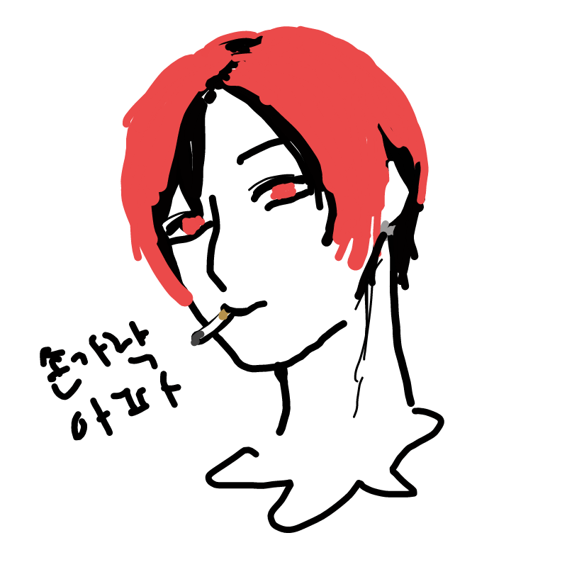 ( ◞´•௰ : ( ◞´•௰•`)◞ 스케치판 ,sketchpan