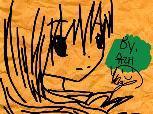 미소 ♪ : 미소짓는 걸 한번 그려보고 싶어서요.....ㅋ 스케치판 ,sketchpan