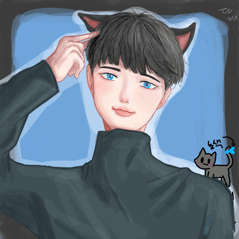 닧님께서 .. : 닧님께서 연성 햬주셨어요~ 감사합니다! 넘 멋져요~ 스케치판 ,sketchpan