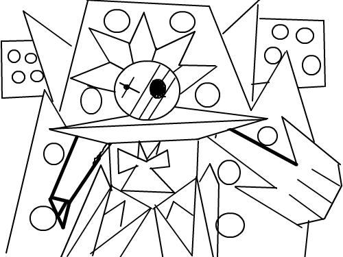 사격제왕 : 죽음에  아파트에서 나오는 좀비를 죽인 사격왕 스케치판 ,sketchpan