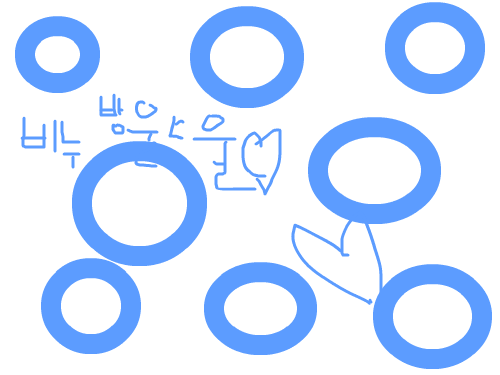 비누방울 : 비누비누 스케치판 ,sketchpan