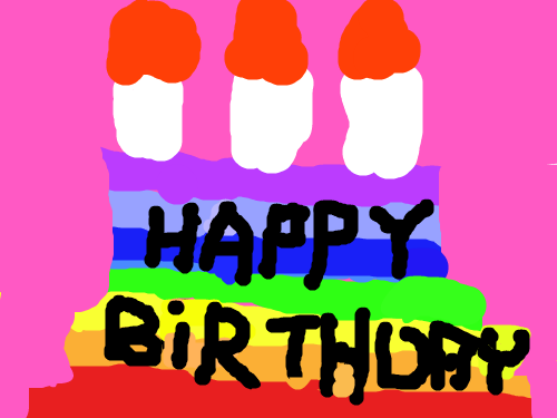 happ birthday : 행복한 생일 스케치판 ,sketchpan