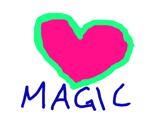 Magic! : This is a hart! It be smaller... magic! 스케치판 ,sketchpan