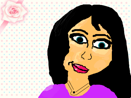 R : This girl is not so beutiful, but she are kind! 스케치판 ,sketchpan