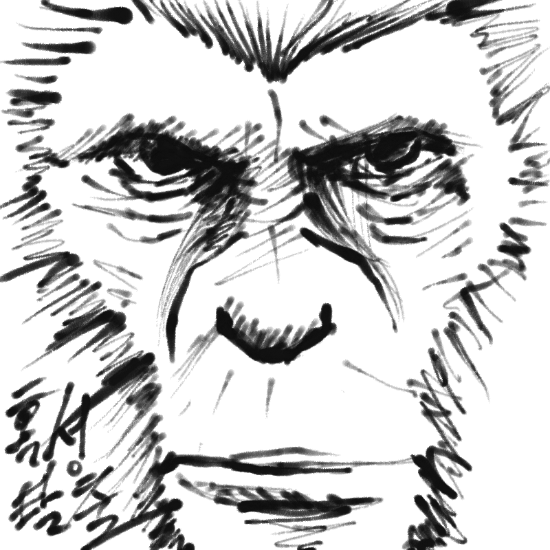 혹성탈출 : 혹성탈출 스케치판 ,sketchpan