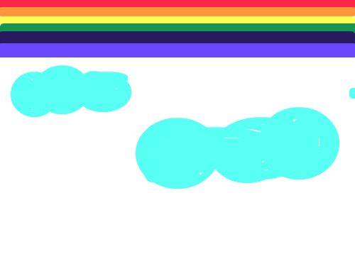 무지개와구름 : 무지개와구름 스케치판 ,sketchpan