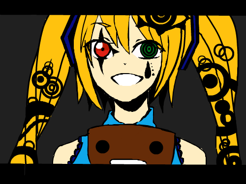 망쳤네염... : 몰컴하다가 도중에.. 종료했어요. (아니 그보다 왜 금발인건데!!) 스케치판 ,sketchpan