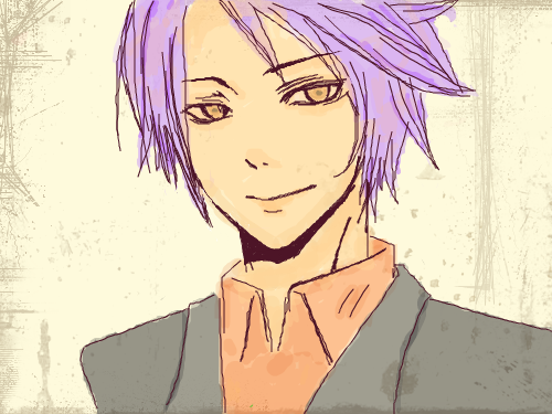 보라색 : 머리인걸보고싶었어요 스케치판 ,sketchpan