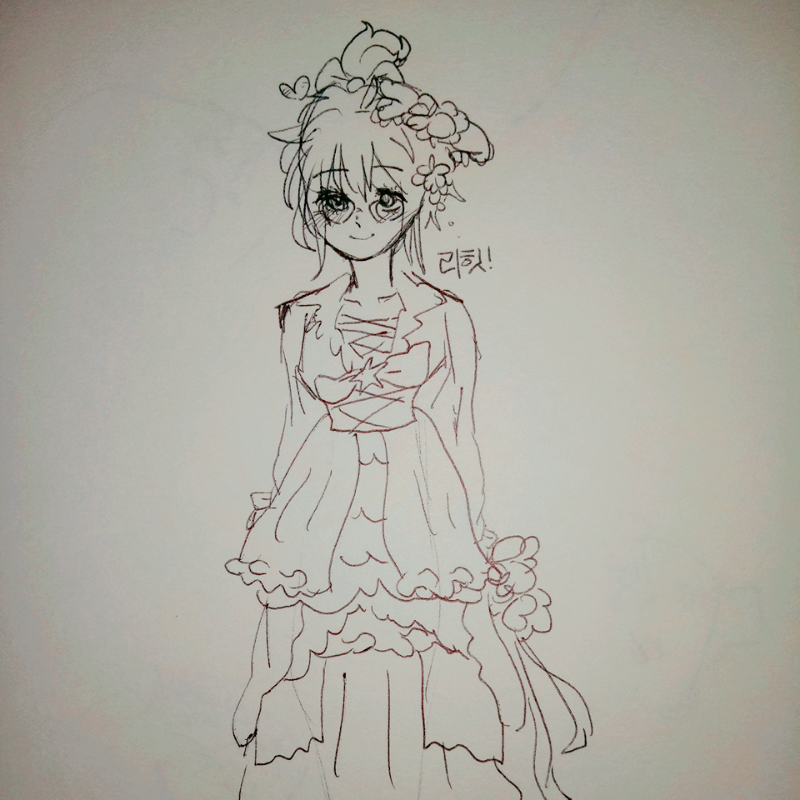 즐겨하는 .. : 즐겨하는 게임 캐릭터 그려봤어요 닉네임은 리힛! 스케치판 ,sketchpan