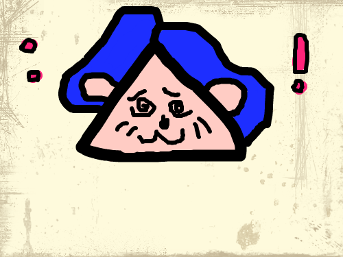 세모 : 세모얼굴 스케치판 ,sketchpan