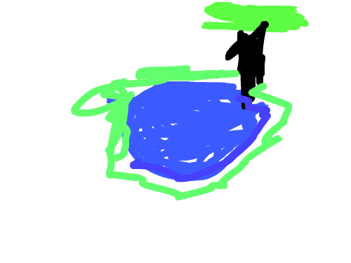 오아시스 : 오아시스 그림 스케치판 ,sketchpan