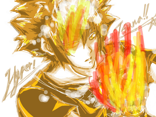 츠나 : 흠 ... 뭐지 이작품은 ㅋ 스케치판 ,sketchpan