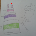 촛불은 빨.. : 촛불은 빨간색이 없어서 ㅠㅠ
늦었지만 생일 축하드려요! 스케치판 ,sketchpan