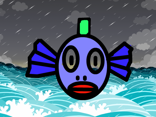 폭풍우 물고기 : ......................... 스케치판 ,sketchpan