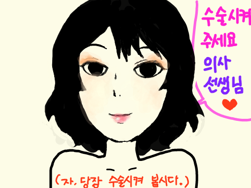 ㅋㅋㅋ : 성형성공? 스케치판 ,sketchpan